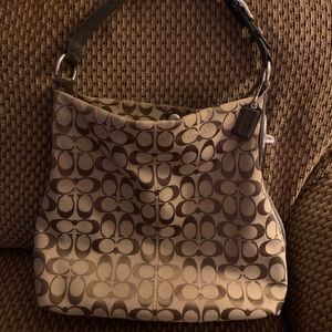 Coach signature handbag